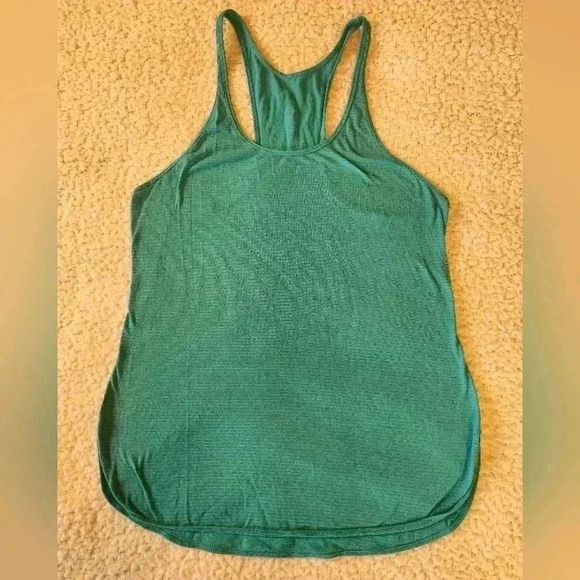 Lululemon athletica, teal Scoop Neck Tank Top, see measurements - Picture 2 of 6